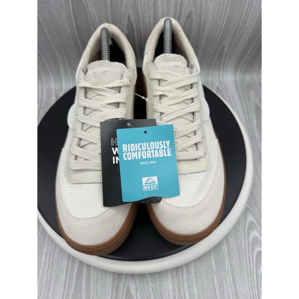 Reef Lay Day Lift Womens Size 9 Vintage White Gum Casual Sneakers Shoes NEW - Picture 3 of 10